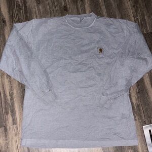 Carhartt Men's Light Gray Long Sleeve Tee XL
